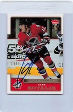 2006/07 Fleer #25 Ales Kotalik Sabres Signed Auto *H3154