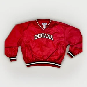 Russell Red IU Indiana Pullover Windbreaker NCAA Jacket Adult XL - Picture 1 of 7