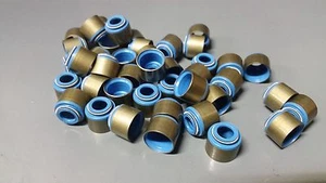 16 Teflon Valve Stem Seals 11/32" x .500" Seal fits Chevy Ford Chrysler - Picture 1 of 1
