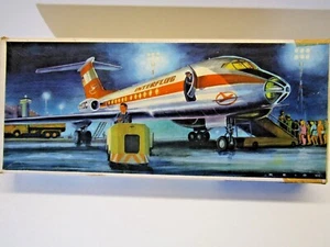 VEB Plasticart 1:100 Scale Interflug Tupolev TU-134 Model Kit Vintage Made inGDR - Picture 1 of 12