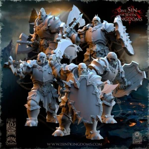 Nestah Orcos Guerreros con Hacha (x5)/TTRPG/Mazmorras y Dragones/Beholder Miniaturas - Imagen 1 de 1