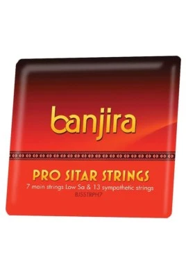 banjira Sitar String Set Pro Heavy - 7 strings Sitar for Professional -BJSSTRPH7 - Image 1 of 2