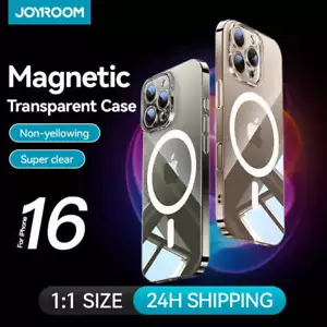 Funda Magnética Joyroom para iPhone 16 15 Pro Max Funda Transparente para iPhone - Imagen 1 de 25