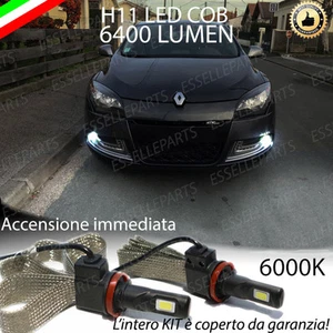 LAMPADE FENDINEBBIA H11 LED CANBUS RENAULT MEGANE III MK3 6000K 6400 LUMEN - Foto 1 di 10