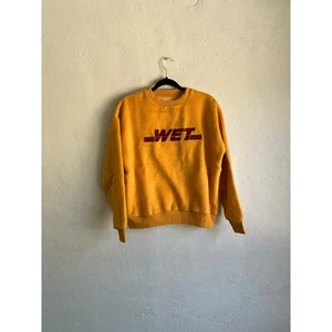 Anthropologie Grey Lab Woman Orange Soft Crewneck Oversized Sweater, Size XS - Picture 1 of 6