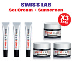 3X Sets Swiss Lab Cream + Sun Screen SPF50 Nourish Dark Spot Blemishes Smooth