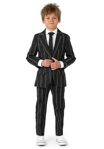 Glow in the Dark Oversized Pinstripe Boys Suit - Picture 1 of 1