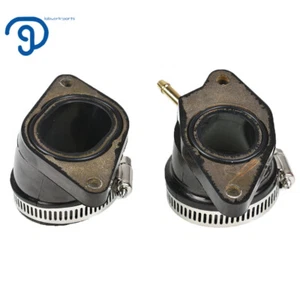 2x Bota colector de admisión de carburador L & R para Yamaha Raptor 660 660R 2001-2005 - Imagen 1 de 7