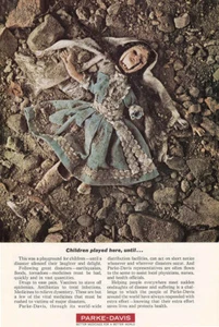1964 Parke-Davis: Children Played Here Vintage Print Ad - Picture 1 of 1