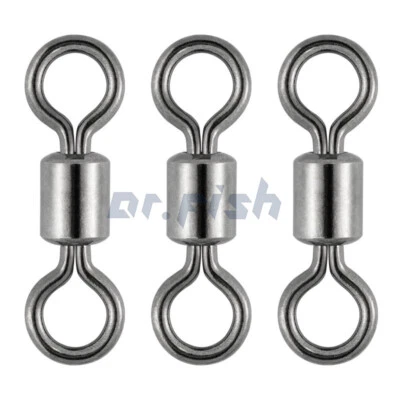 Dr.Fish Barrel Swivels Fishing Swivels 20-132lb Rolling Saltwater Tackle