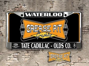 Tate Cadillac - Oldsmobile Co. License Plate Frame Waterloo - Picture 1 of 3