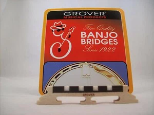 Grover #90, Acousticraft™ 4-string Banjo Bridge - Picture 1 of 4