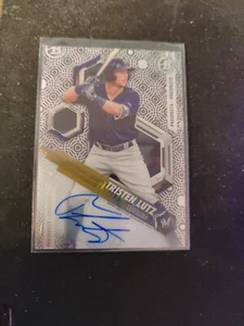 Tristen Lutz 2018 Bowman High Tek Auto Brewers Prospect envío gratuito - Imagen 1 de 2