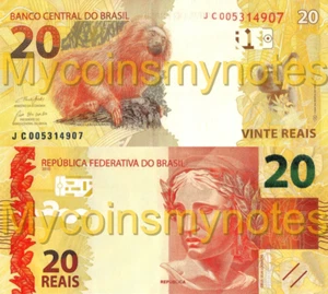 BRASIL, 20 REALES, 2021, prefijo JC o JH, JI, P-Nuevo, nueva firma, UNC - Picture 1 of 4