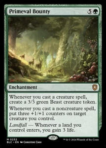 MTG - PRIMEVAL BOUNTY - Bloomburrow Commander (M) - Picture 1 of 1