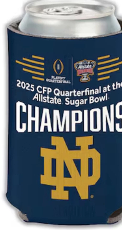 2025 Notre Dame Sugar Bowl Champions Can Orange Bowl CFP - Image 1 of 1