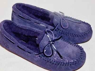 ZAPATILLAS MUJER NUEVAS SIN CAJA TALLA 5 SOLANÁCEAS UGG DAKOTA GAMUZA BRILLANTE PIEL DE OVEJA Foto 1 de 4