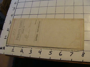 vintage paper: LAST WILL AND TESTAMENT OF THEODORE MOSER, MACOMB COUNTY, MI 1882 - Picture 1 of 4