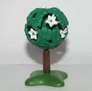 Playmobil piccolo albero in miniatura fiori bianchi cespuglio pianta vegetazione foresta - C14 - Foto 1 di 4