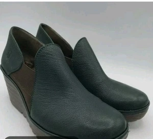 Cuña Fly London cuero verde 42/11 Yua - Imagen 1 de 6