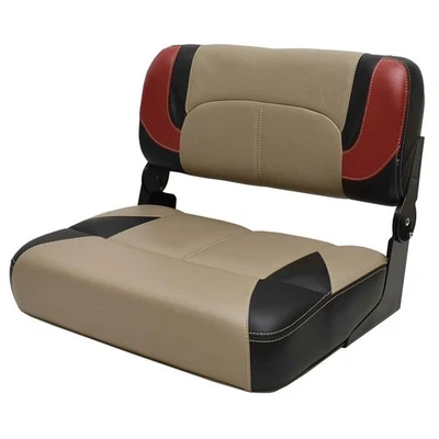 Asiento de banco plegable Wise Boat 8WD1300-857 | Champiñón Negro Rojo Foto 1 de 4