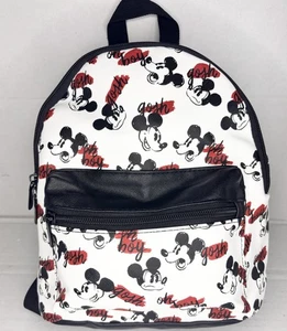 BIOWORLD Disney Mickey Mouse weiß und rot und schwarz Mini Rucksack - Bild 1 von 5