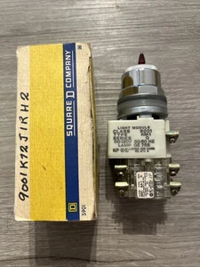 New Square D 9001K72J1RH2 Selector Switch 9001 RED ILLUMINATED - Picture 1 of 5