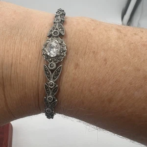 Bracciale Spinello ROMANO Vintage Testato Spinello 7,5” Argento Graduato Regalo - Foto 1 di 10
