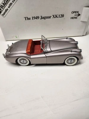 Jaguar XK 120 1949 convertible modelo de coche diecast Franklin Mint escala 1:24 Foto 1 de 4