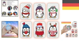500° C Handwärmer Set – 6 Stück, Pinguin & Eule, ideal als Weihnachtsgeschenk - Bild 1 von 8
