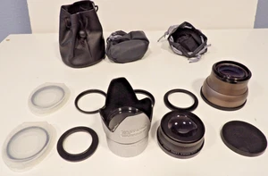 Lot Of 9 Lenses Rings Card Wallet Hood Storage Bags See Details In Description - Picture 1 of 24