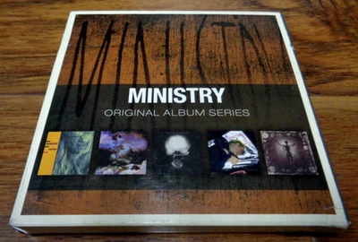 MINISTRY ORIGINAL ALBUM SERIES 5 ALBUM CD BOX SET  USED (WARNER) - Image 1 of 4
