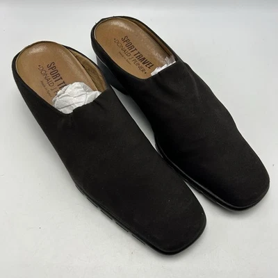 Donald J Pliner Mules Mujer 8.5 M Deportivo Viaje Mules Marrón Buceo Mocasín Sin Cordones Foto 1 de 4