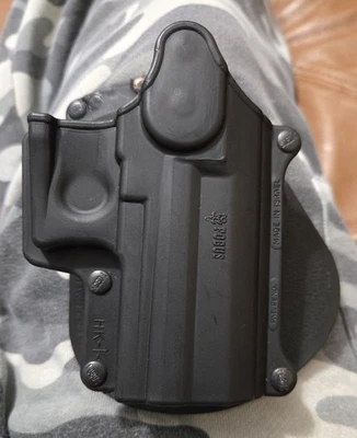 Fobus Roto Paddle Holster H&K 9mm/.40/.45/SW Sigma/FN49/Taurus Black Right HK1RP - Image 1 of 2