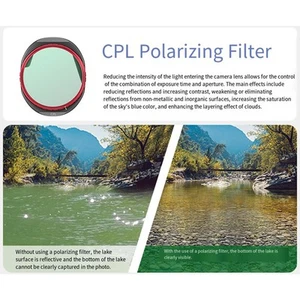 Efficient CPL Filter for Mavic 4 Pro Enhance Color and Protect Your Camera Lens - Picture 1 of 11