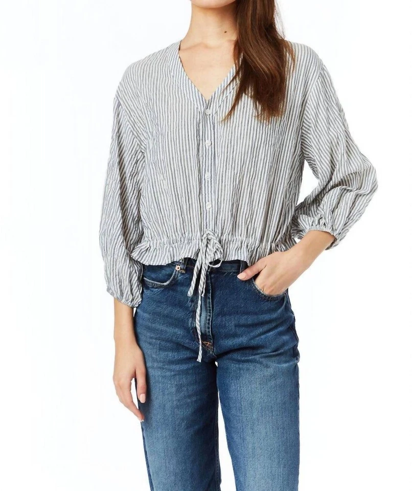 Top a rayas gris Drew Amara Foto 1 de 1