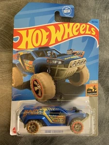 2023 Hot Wheels #182 Baja Blazers 2/10 DUNE CRUSHER Blue w/Tan Wheels OROH6 Sp - Picture 1 of 6
