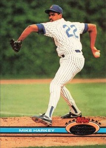 1991 Topps Stadium Club Mike Harkey Chicago Cubs #197