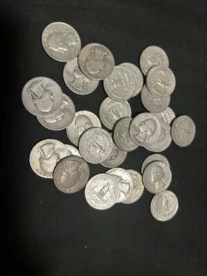 Washington Quarters 90% US Junk Silver Coins $7.25  ONE! - Image 1 of 3