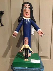 Ronald Cooper (1932-2012) ~ANGEL WATCHING OVER ME ~ 20” Tall~Outsider Art ~’93 - Picture 1 of 12