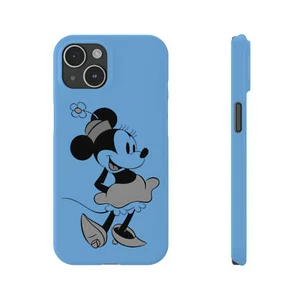 Light blue 1928 Minnie Mouse Slim Phone Cases - Picture 1 of 3
