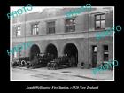 OLD LARGE HISTORIC PHOTO OF SOUTH WELLINGTON FIRE BRIGADE 1920 NEW ZEALAND