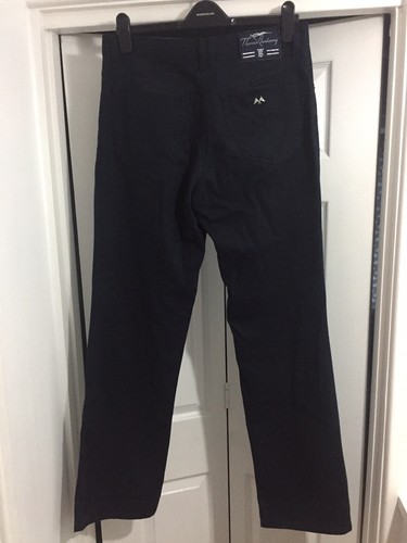 Pantalone uomo vintage Thomas Burberry 32W 33L blu navy anni 80 90 casual