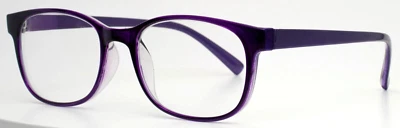 Anteojos de borde completo ovalados morados oscuros 1368 52-19-140 B:39 sin marca Foto 1 de 4