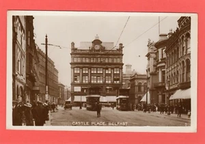 Castle Place Belfast Straßenbahn RP PC gebraucht Ende 1930er Ref Q479 - Bild 1 von 1