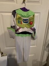Disney Toy Story Buzz Lightyear Bodysuit W/ Hood Costume Child Size Small 4-6