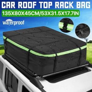 135x80x45cm 420D Autodachkoffer Reise Dachtasche Wasserdicht Dachbox Stabil DHL - Picture 1 of 11
