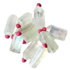 1 lb. ANGEL WHITE CRYSTAL POINTS - Picture 1 of 1