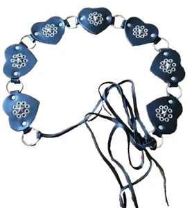 Decorative Belt Clothing Accessories with Grommets Patchwork PU Leather Waist - Picture 1 of 5