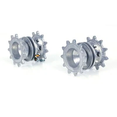 Metal Sprockets Driving Wheels for Heng Long 1/16 RC Tank Leopard2A6 3889 Parts - Image 1 of 4